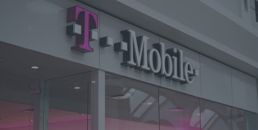 A photo of a T-Mobile store.