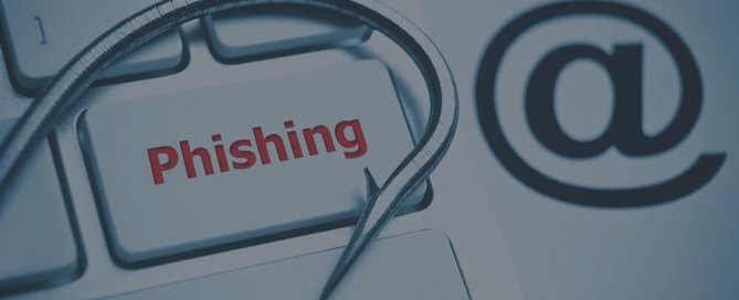 A keyword with a phishing key and a fishing hook.