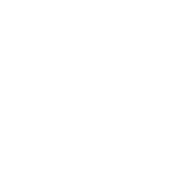 A computer with a skeleton face on the screen.