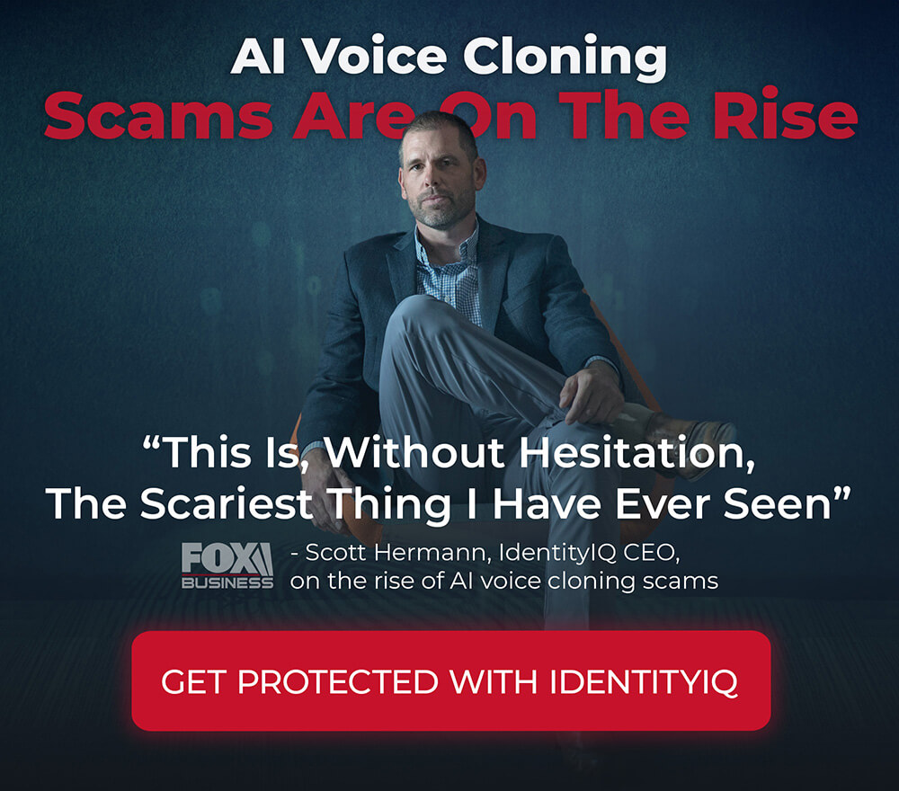AI voice cloning scams are the newest growing threat to your identity, according to cybersecurity expert Scott Hermann, the founder and CEO of IdentityIQ, a top-rated financial and identity theft protection company.