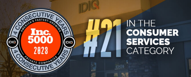 IDIQ MAKES THE INC. 5000 LIST OF FASTEST-GROWING PRIVATE COMPANIES IN AMERICA